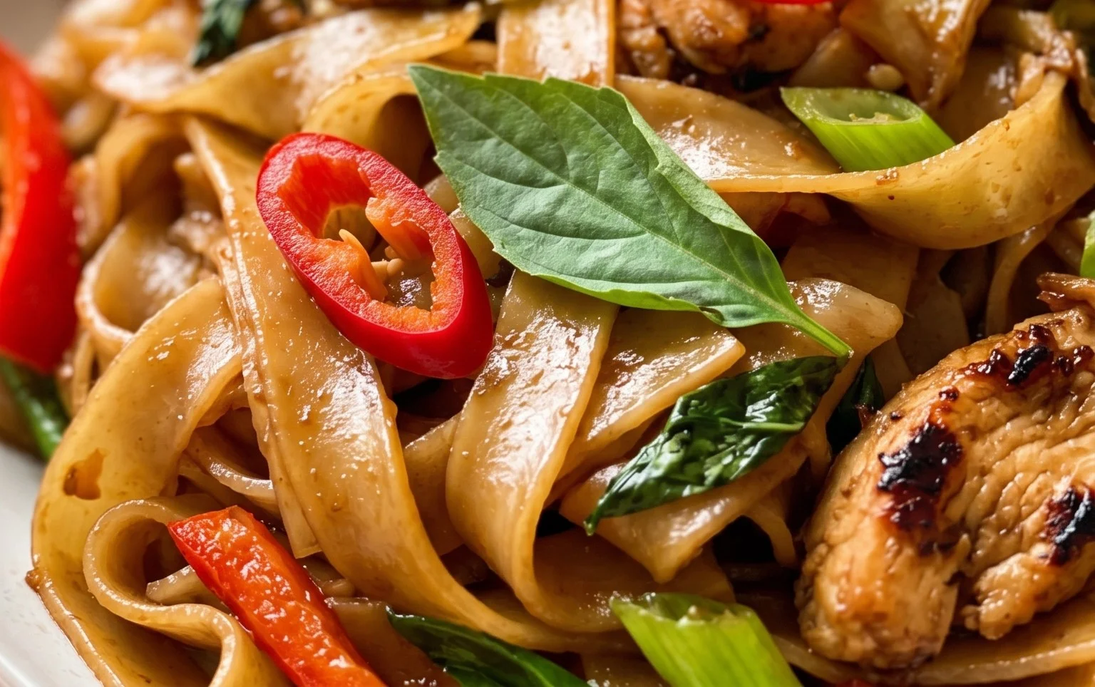 Drunken noodles
