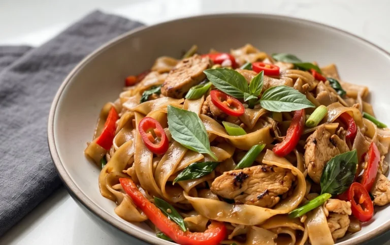 Drunken noodles