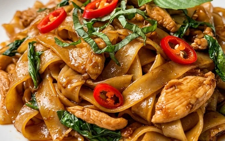 Drunken noodles