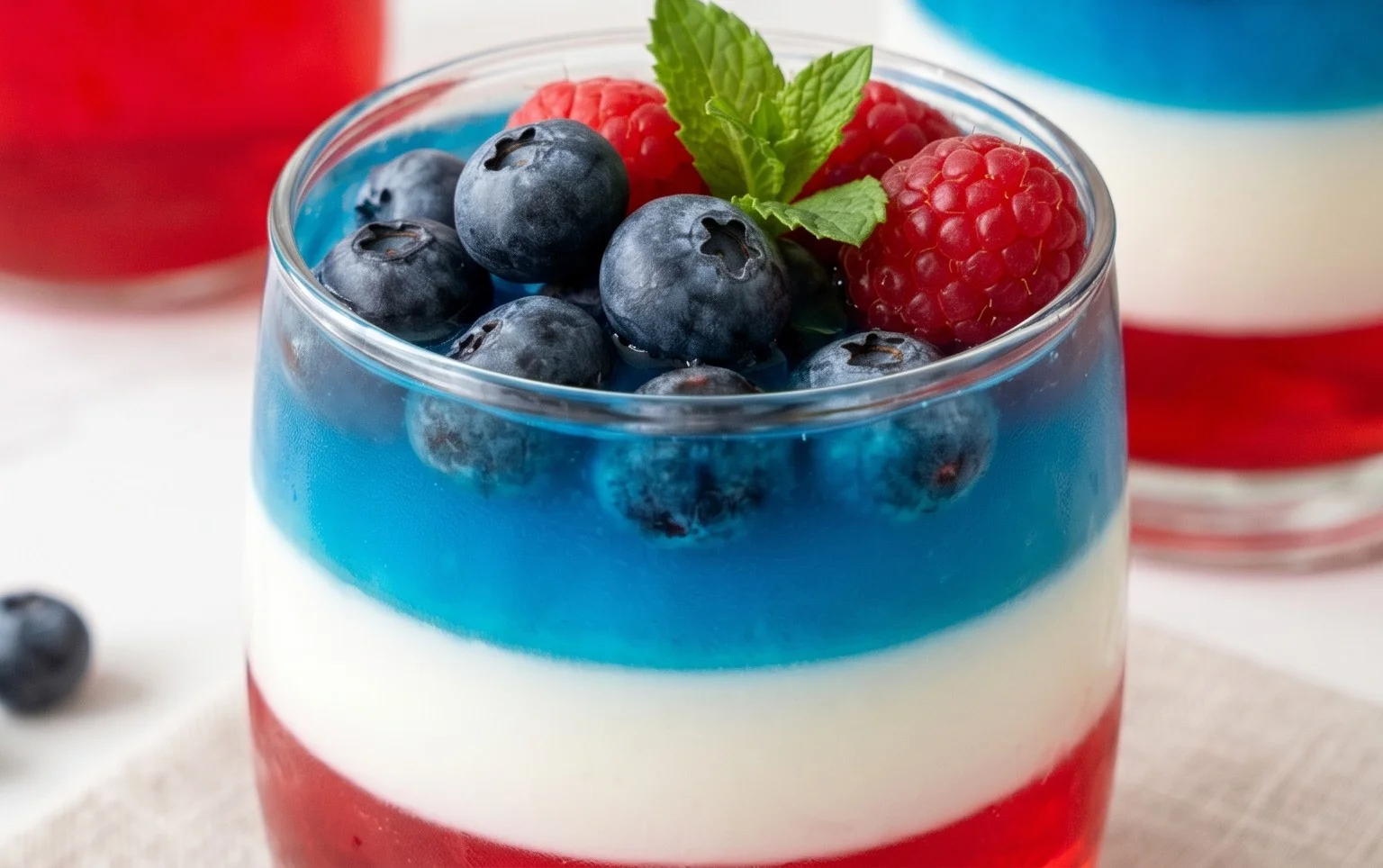July 4th Layered Drinks Recipe