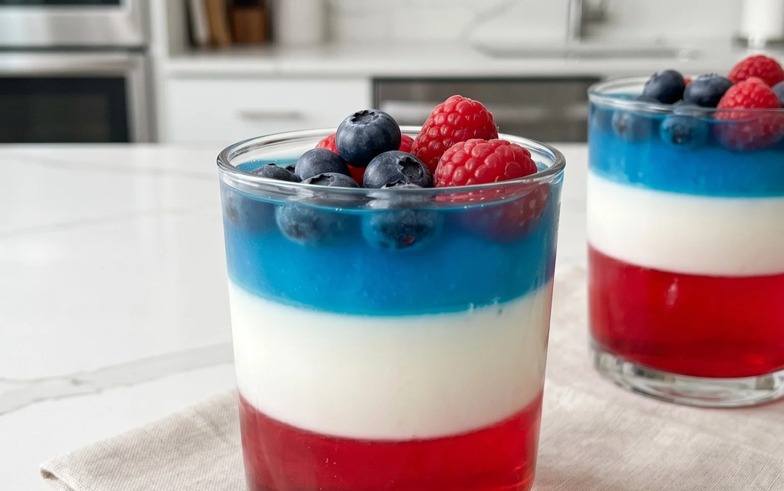 July 4th Layered Drinks Recipe