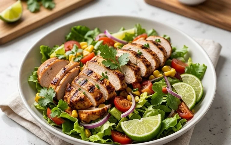 Peruvian Grilled Chicken Salad