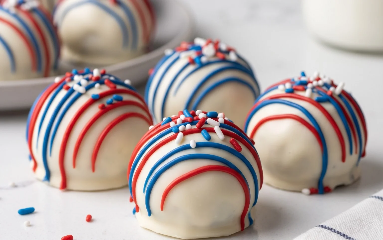 Patriotic Oreo Balls