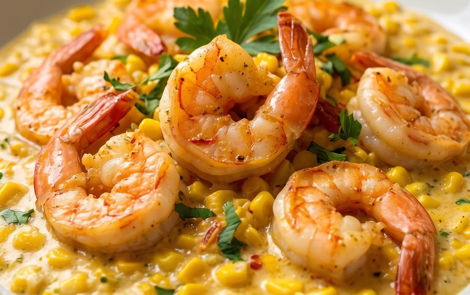 Shrimp and Creamed Corn (30 Minutes, One-Pan)
