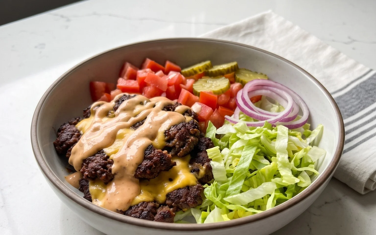 Smash Burger Bowl