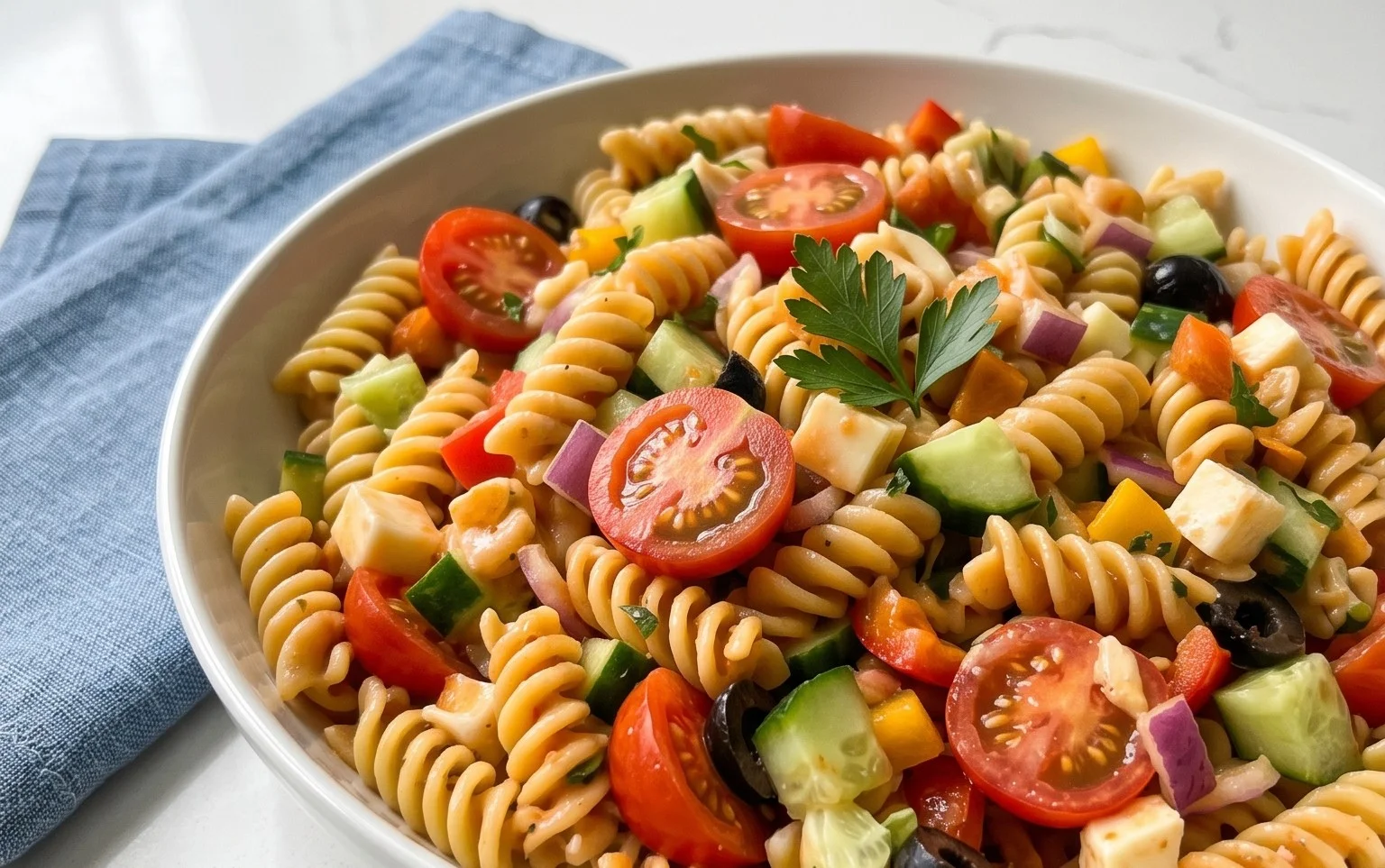 French Dressing Pasta Salad
