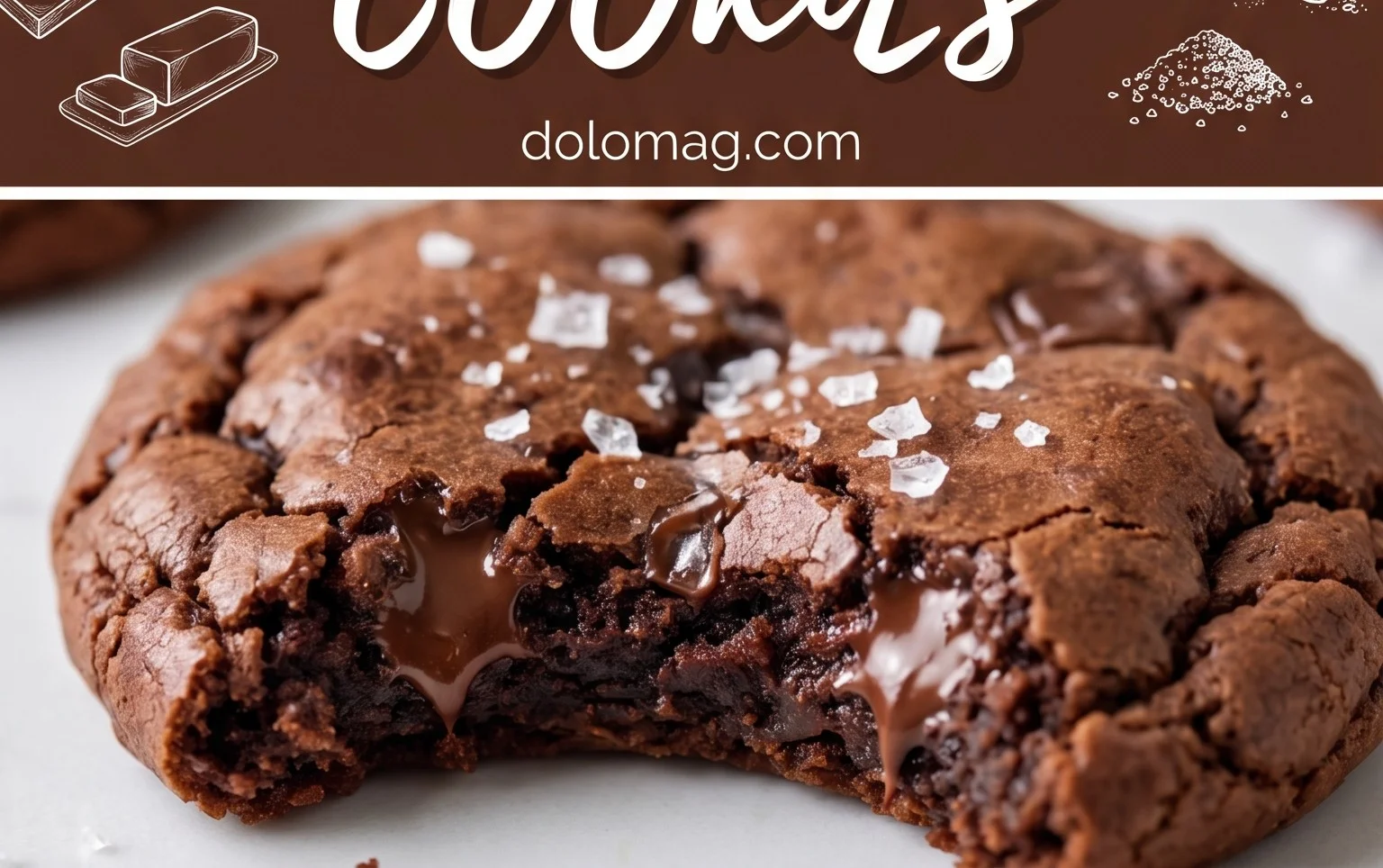 Salted Brownie Cookies