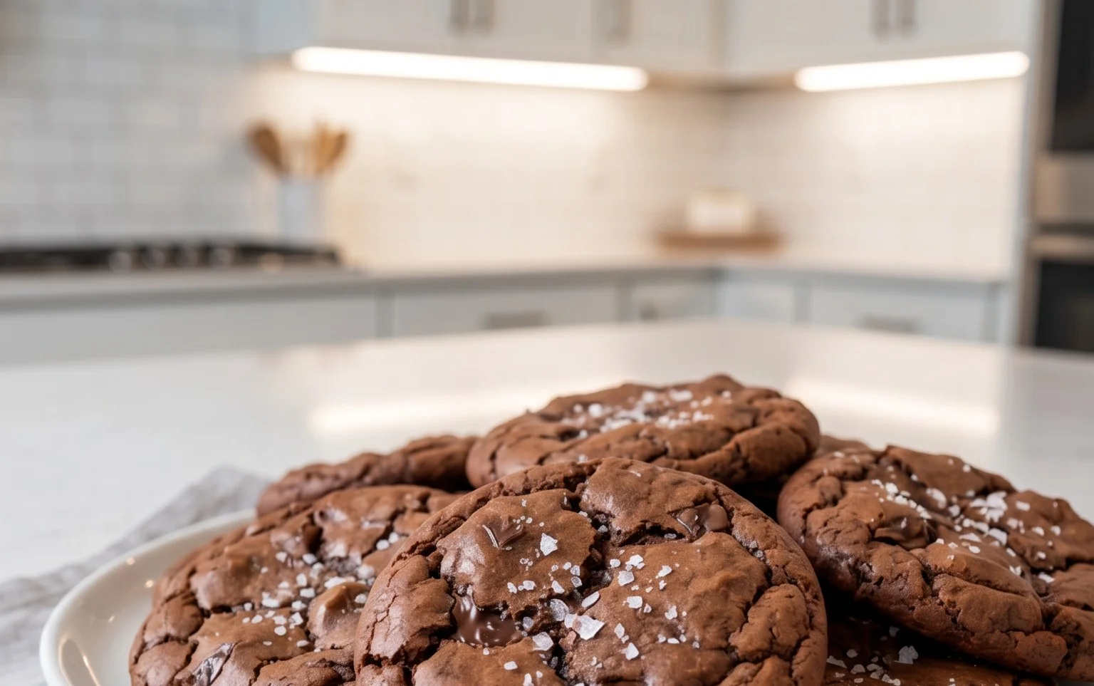 Salted Brownie Cookies