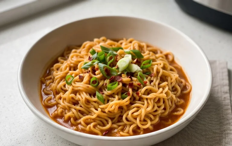 Easy Saucy Ramen Noodles