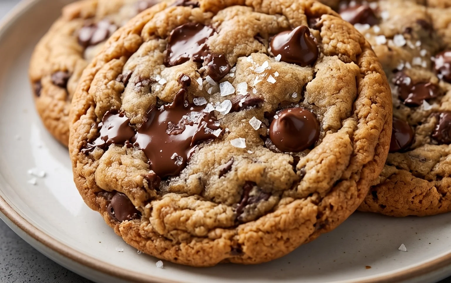 Crispy and Chewy Chocolate Chip Cookies