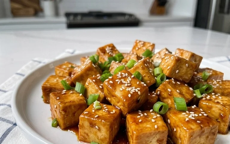 Honey Garlic Tofu