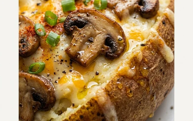 The Ultimate Stuffed Baked Potatoes with Mushrooms