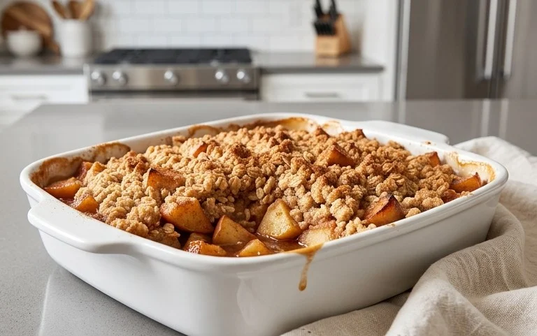 Healthy Breakfast Apple Crum extractble