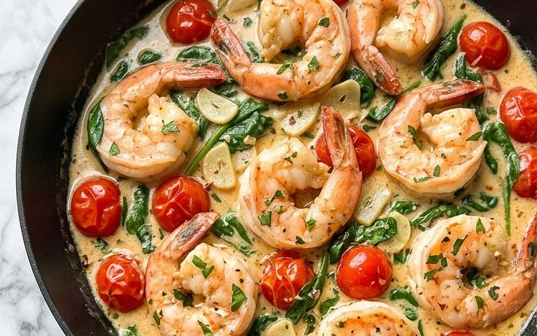 Tuscan Shrimp (One-Pan, 30-Minute Dinner)