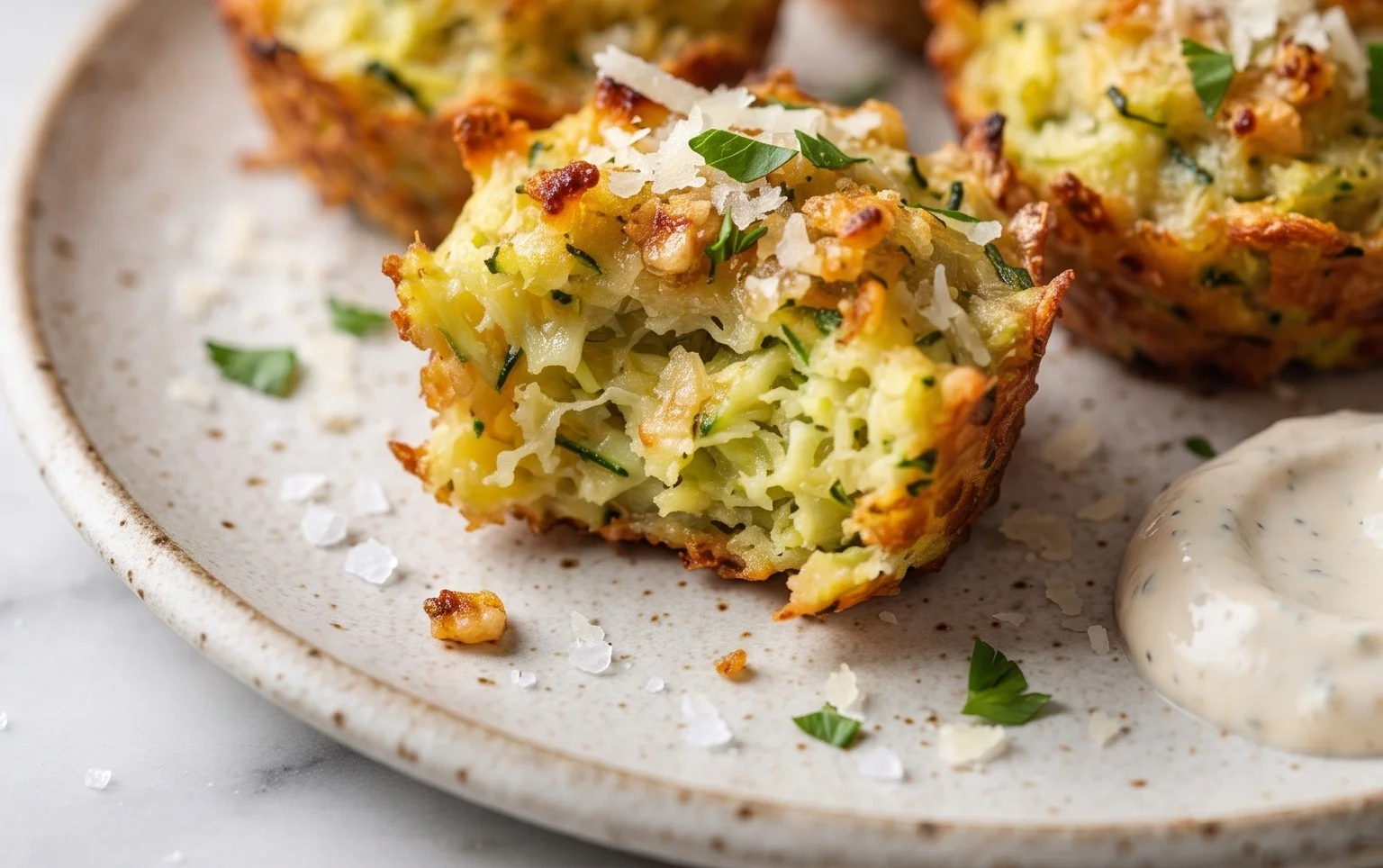 Zucchini Garlic Bites