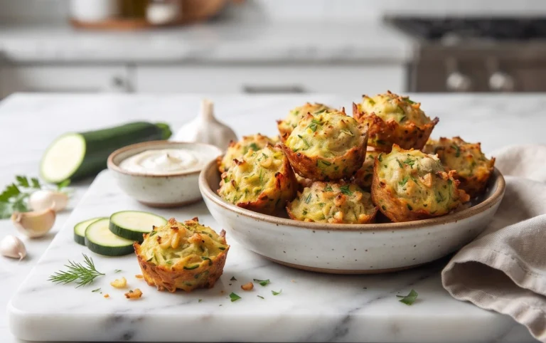 Zucchini Garlic Bites