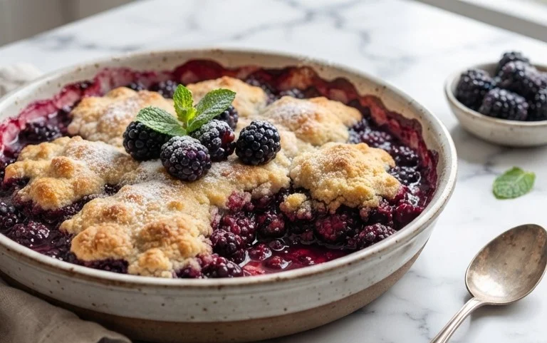 The Pioneer Women's Blackberry Cobbler
