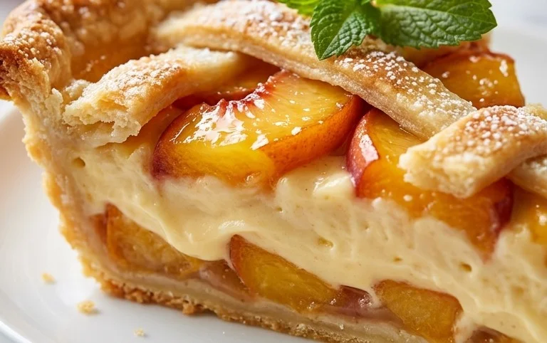 Peaches and Cream Pie