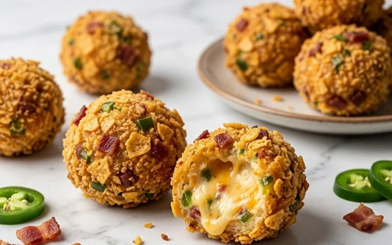 Beef Bacon Jalapeño Popper Cheese Balls