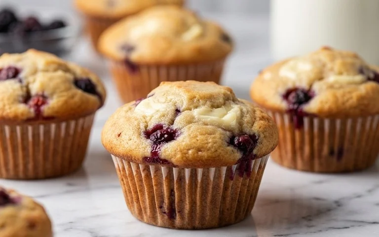 Berry Cream Cheese Muffins