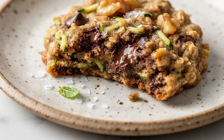 Healthy Zucchini Oatmeal Cookies