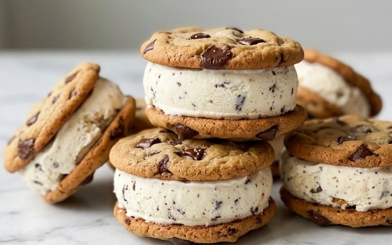 Cookie Ice Cream Sandwiches (Like a Chipwich!)