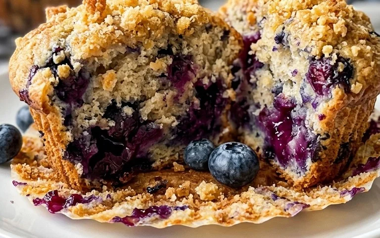 Homemade Blueberry Muffins