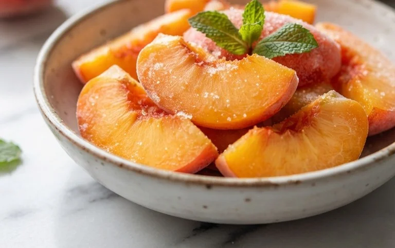 Freezing Peaches, How to Easily Freeze Peaches