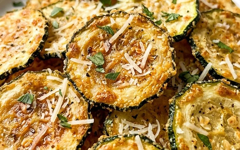 Crispy Baked Zucchini Chips