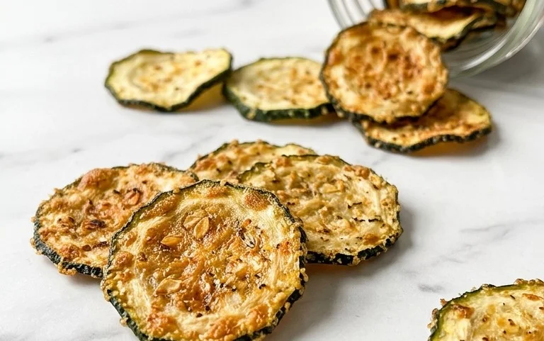 Crispy Baked Zucchini Chips