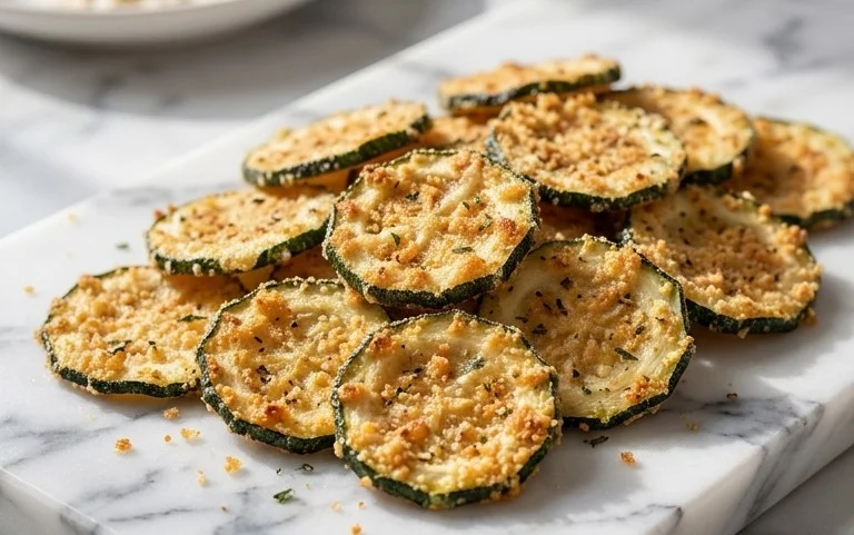 Crispy Baked Zucchini Chips