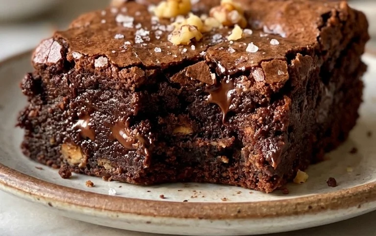 Flourless Chickpea Brownies (Vegan & Gluten Free)