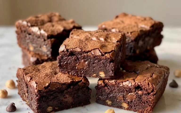 Flourless Chickpea Brownies (Vegan & Gluten Free)
