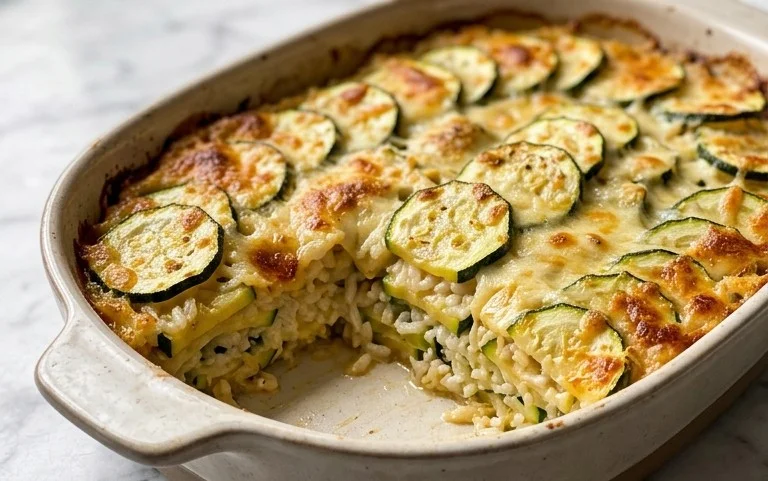 Julia Child's Zucchini and Rice Gratin (Tian de Courgettes au Riz)